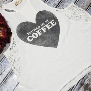 NWOT Hollister Lace Racerback Tank Sz. M